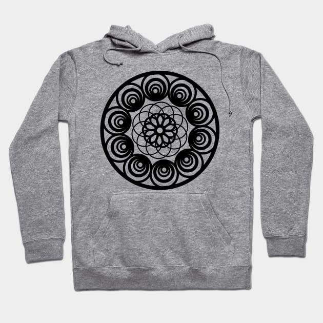 Decoration Circle Flora Hoodie by Shop Ovov